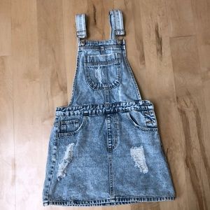Acid Wash Overalls, Size S